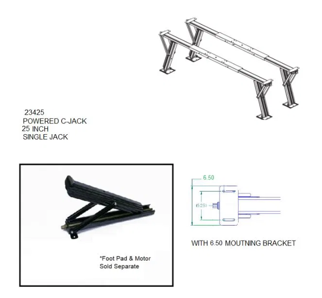 23425 – BAL NORCO Trailer Stabilizer Jack Stand, Use To Level And Stabilize Travel Trailers Manual 25 Inch Length Cro...